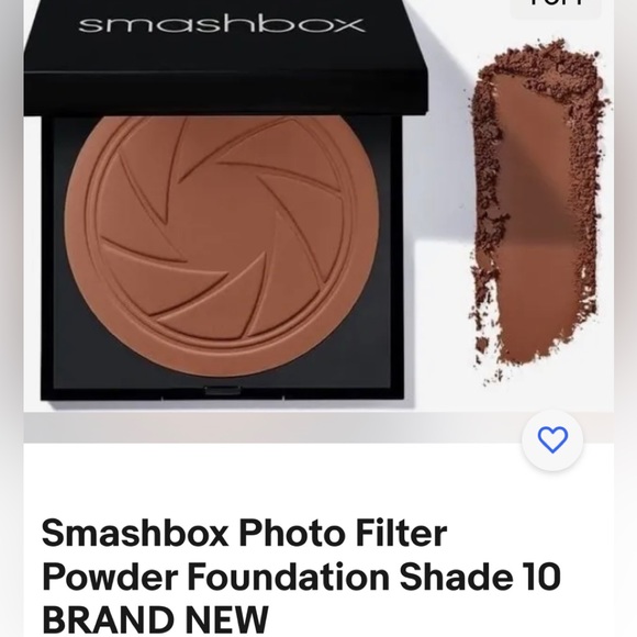 Smashbox Filter powder Foundation #10 Dark New in box - Picture 3 of 4